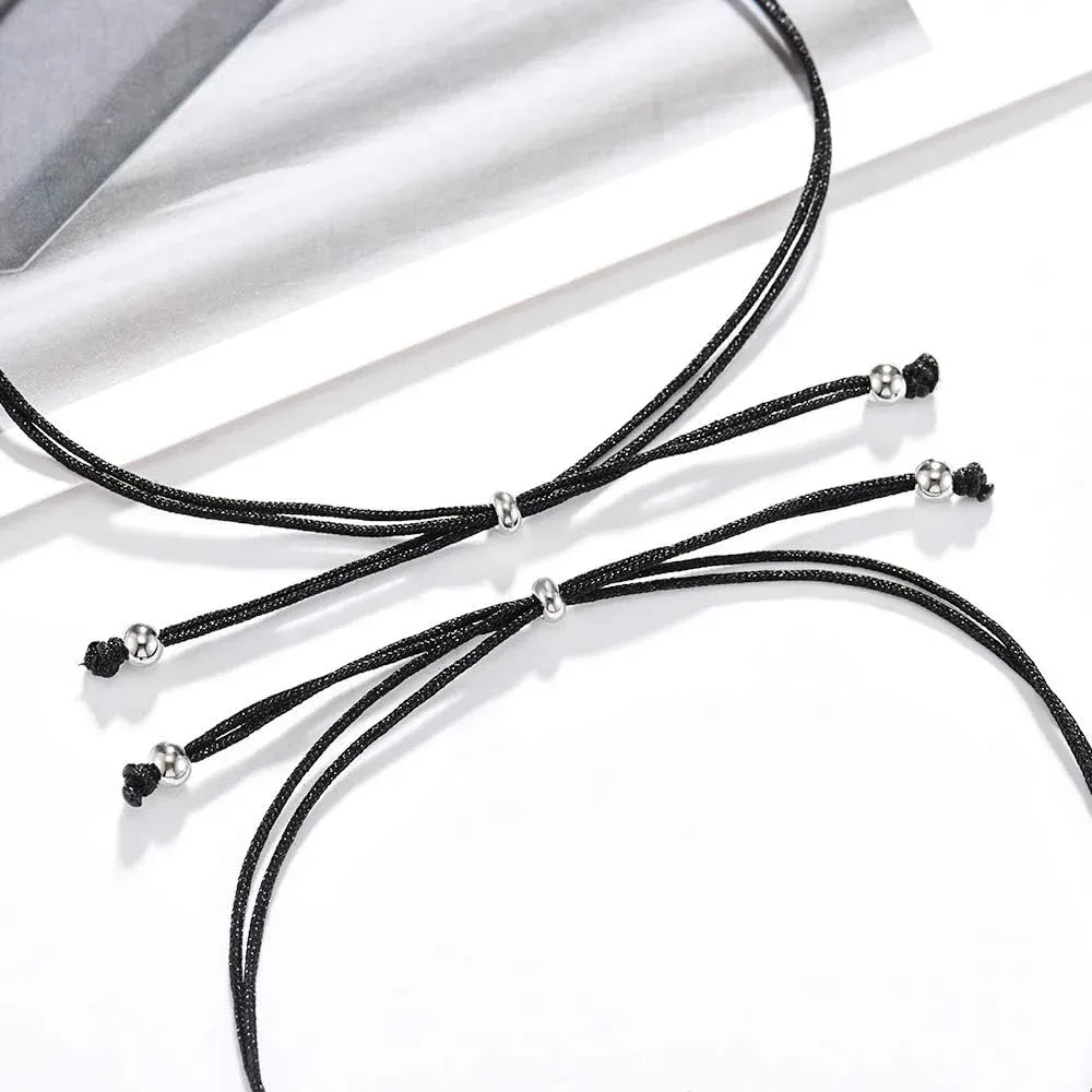  Mother and Daughter Heart Bracelet Back To School Gift Adjustable String Bracelet