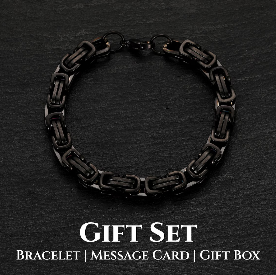 New Daddy Gifts Cuban Link Bracelet Stainless Steel Bracelet Sentimental Gifts First Father's Day