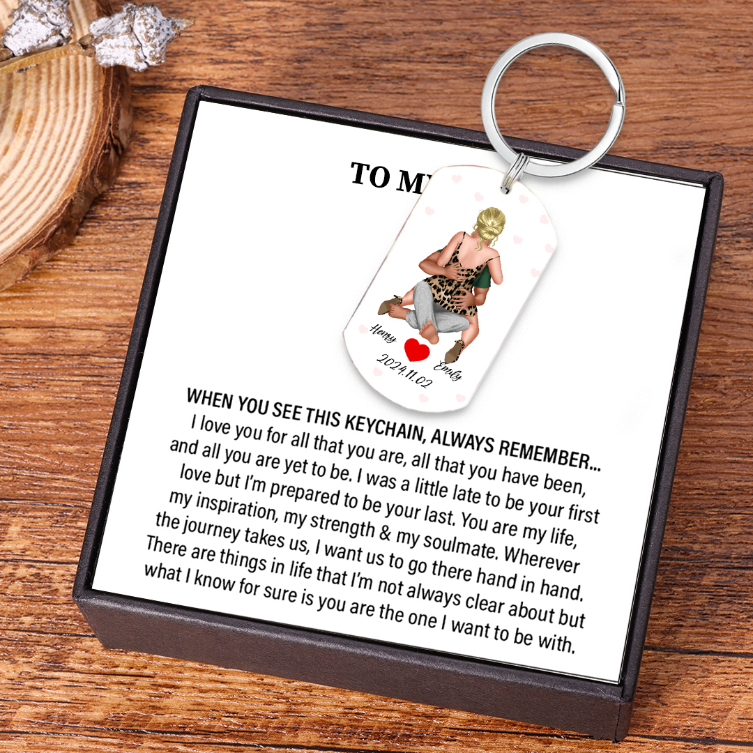 You Have My Heart And My Ass Personalized Keychain Valentine Gift For Couple