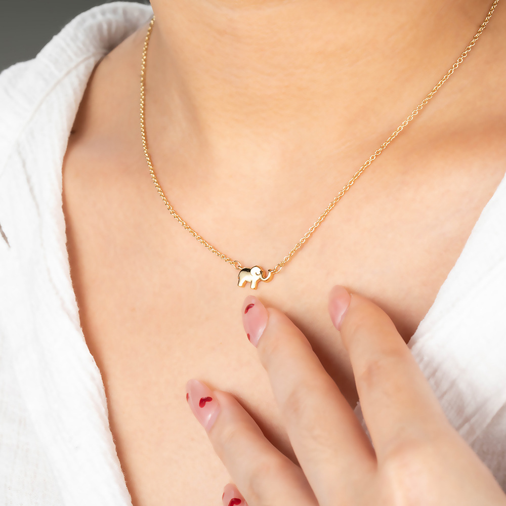 Mother Daughter Elephant Necklaces Set Matching Necklaces Birthday Gift for Women Girls