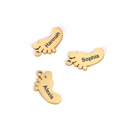 Only foot Charm 1 Baby Foot Pendant for Mom Necklace