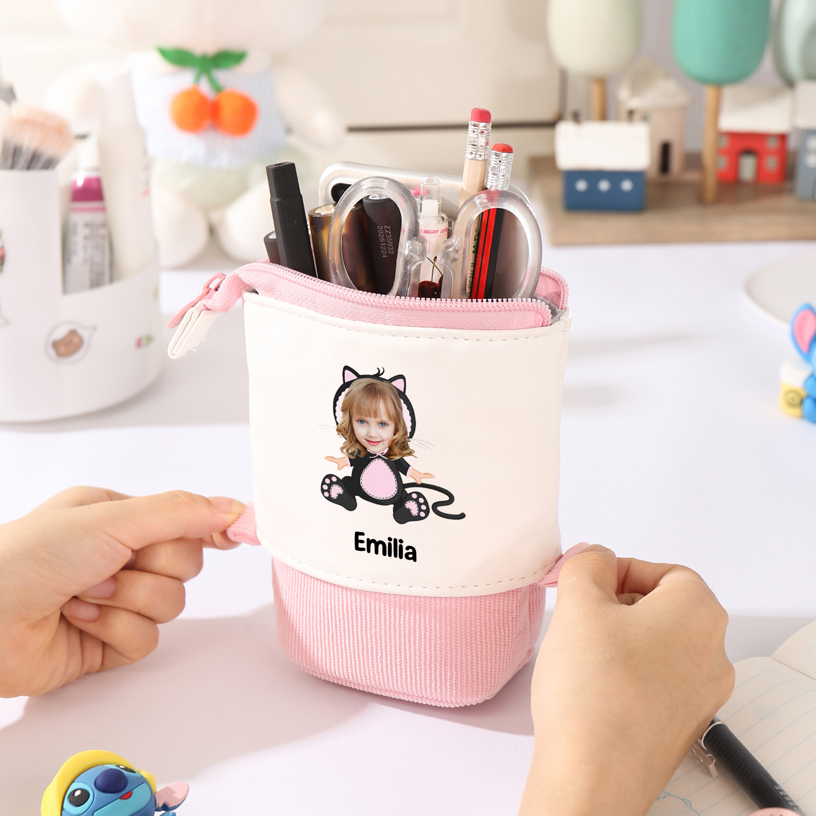 [Copy]Personalized Pencil Case with Custom Name and Initial – Kids’ Gift, Multiple Colours | Jessemade