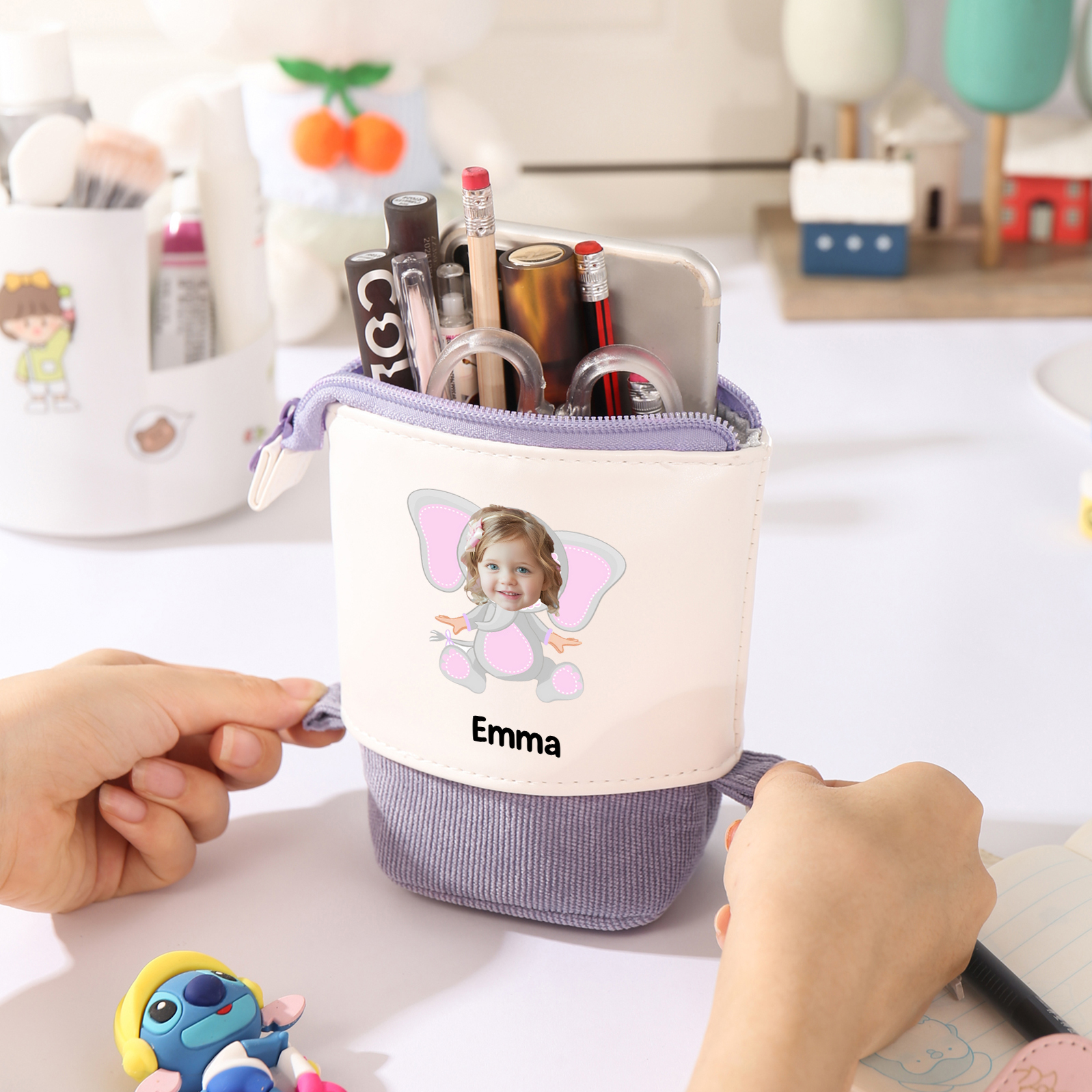 [Copy]Personalized Pencil Case with Custom Name and Initial – Kids’ Gift, Multiple Colours | Jessemade