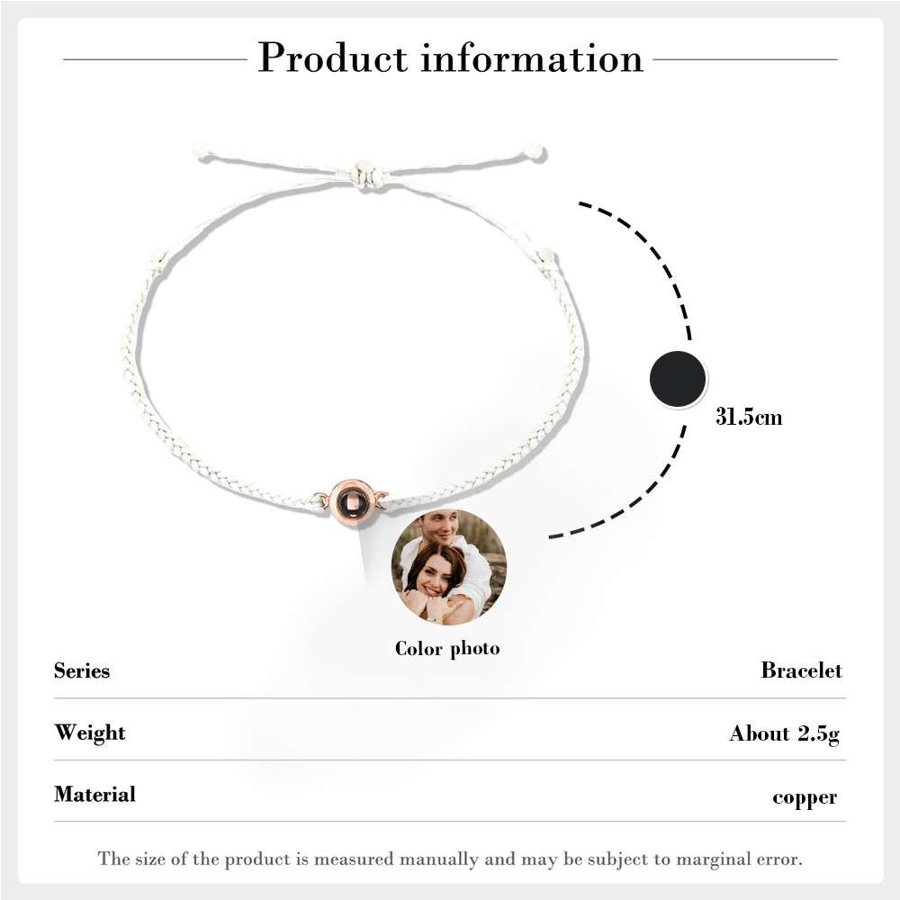 Projection Bracelet Personalized Photo Bracelet Creative Gift