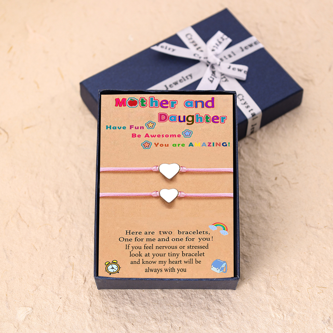 Women Bracelet Dainty Teen Heart Bracelet Back To School Adjustable Bracelet for Girls