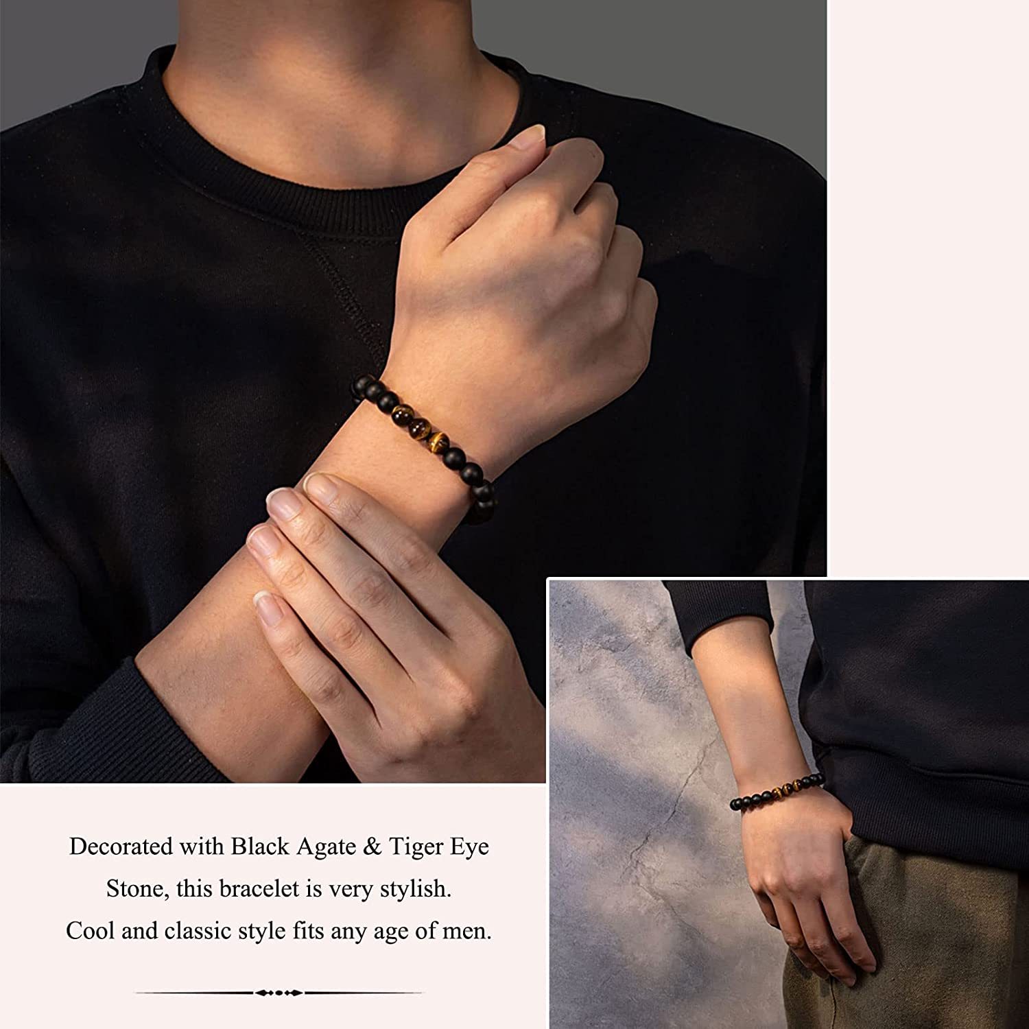 To Dad I Love You Cross Bracelet Beads Warp Bracelet