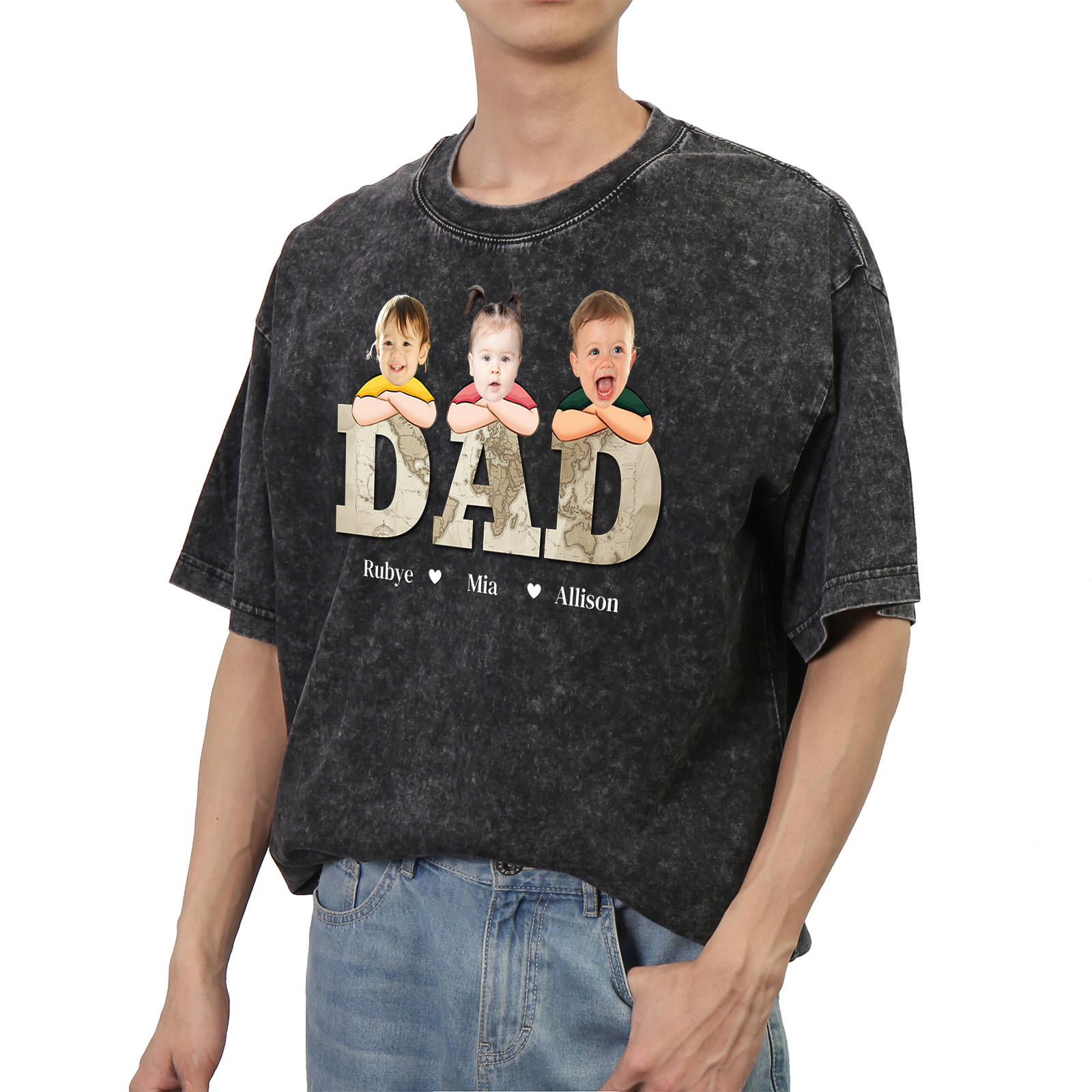 Personalized Dad T-Shirt - Custom Father's Day Gift | Lorajewel