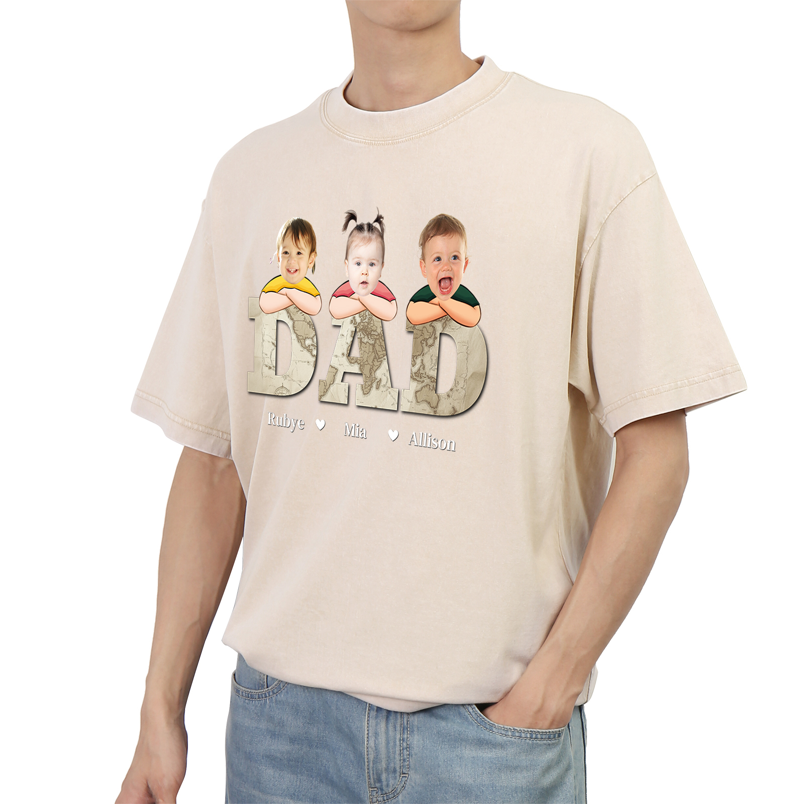Personalized Dad T-Shirt - Custom Father's Day Gift | Lorajewel