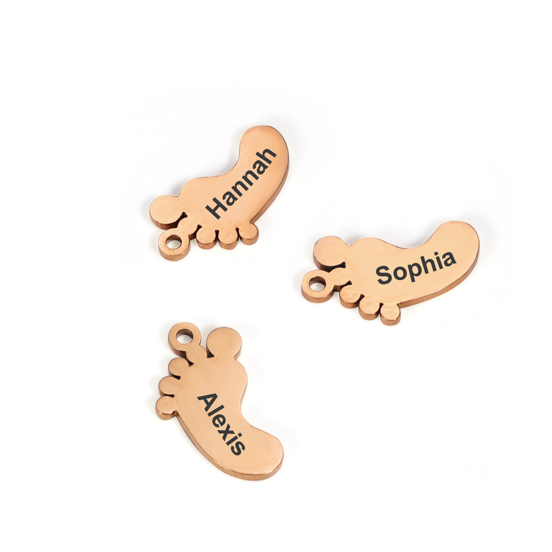 Only foot Charm 1 Baby Foot Pendant for Mom Necklace