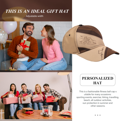 Personalized Daddy Baseball Cap – Custom Name Gift for Dad – Unique Father’s Day Dad Hat from Kids | Lorajewel