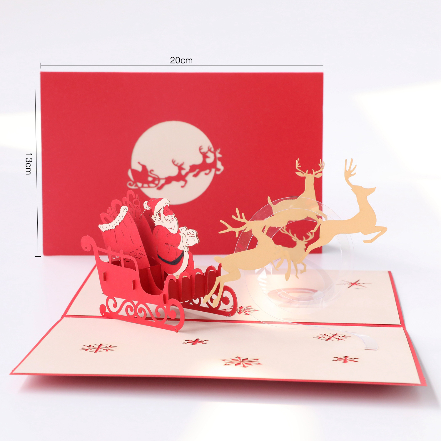 Christmas Tree 3D Pop-Up Card Creative 3D Christmas Greeting Card