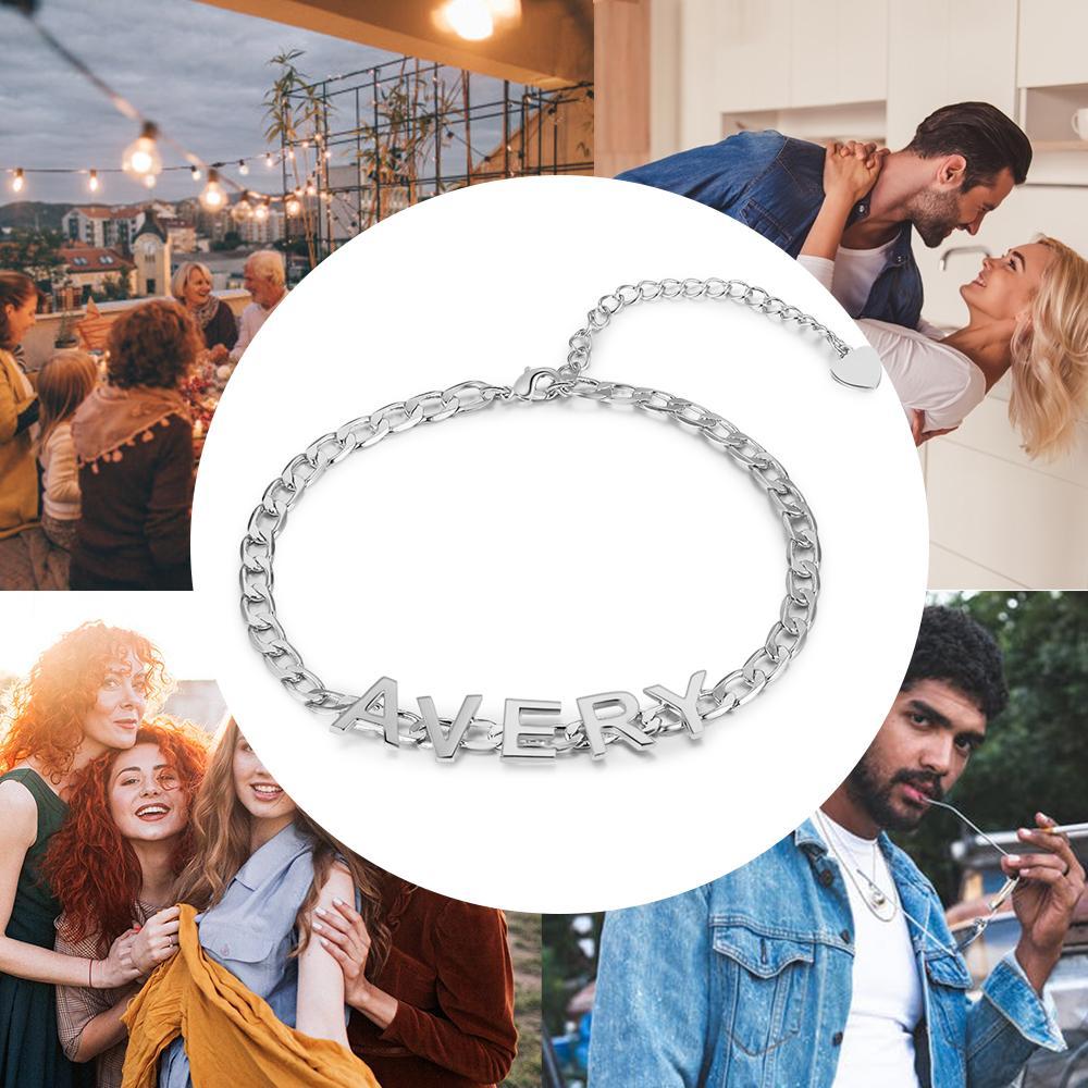 Name Bracelet Letters Bracelet Personalized Gifts