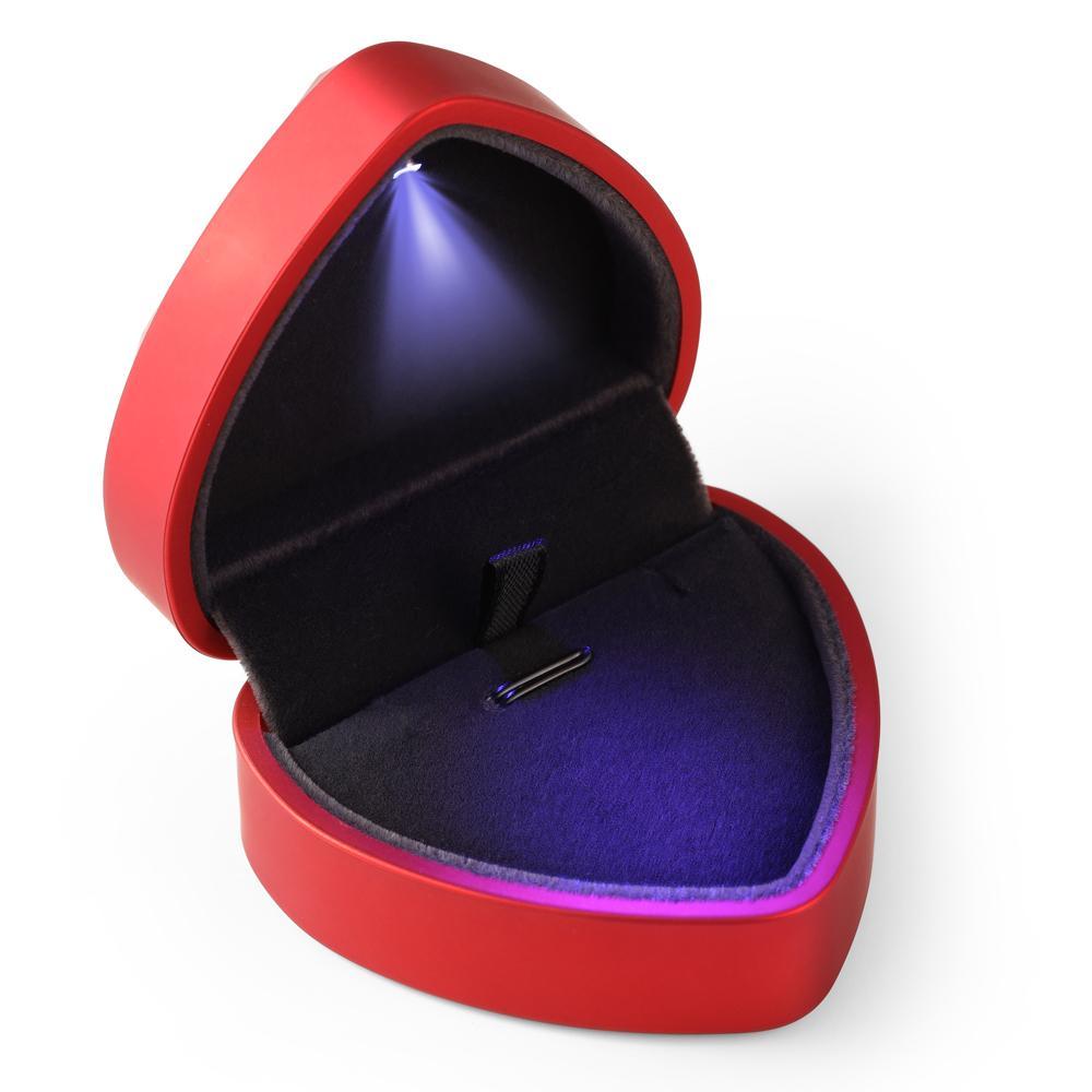 Necklace Box with LED Light Jewelry Gift Box