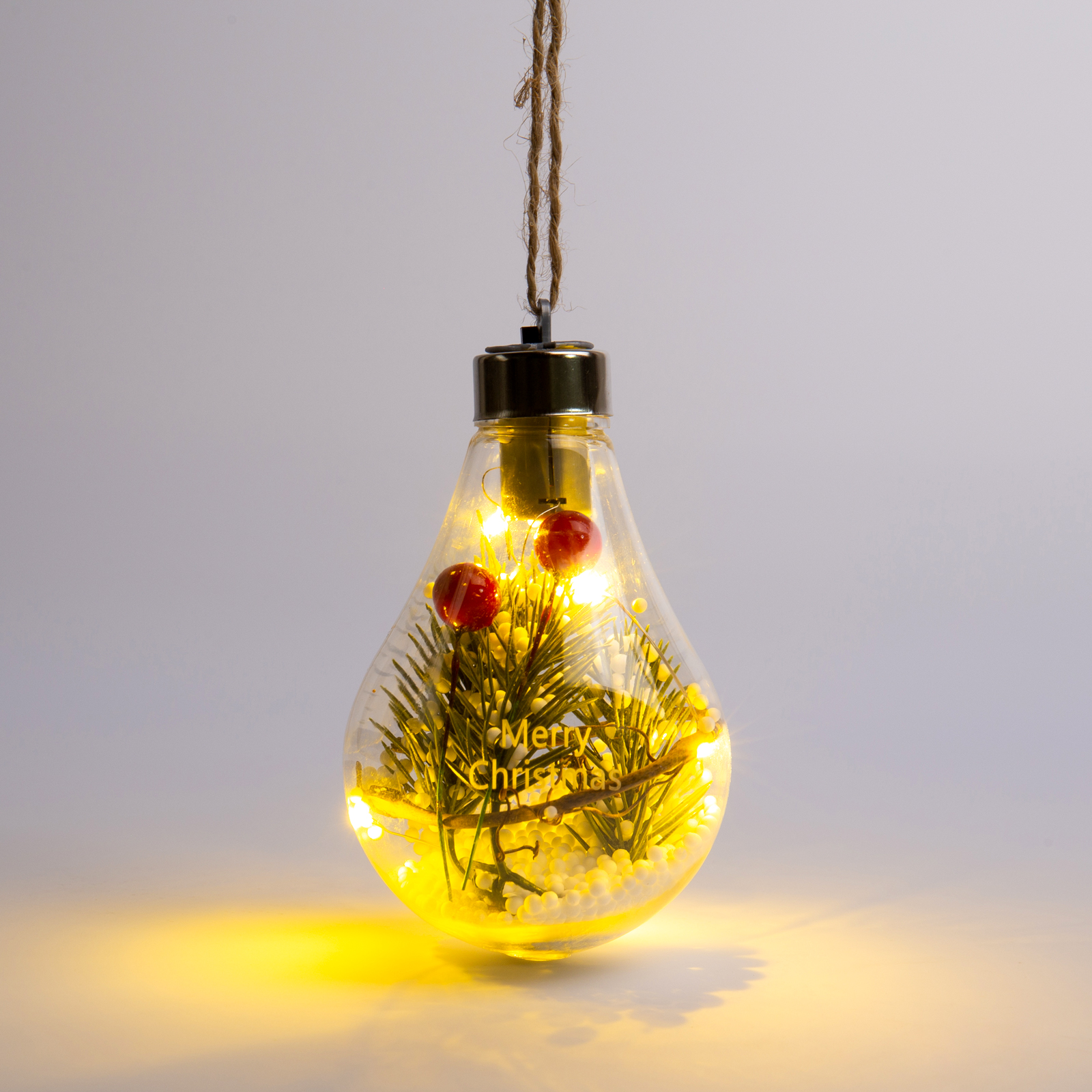 Christmas Bulb Ornament Personalized Bulb Night Light Christmas Home Decor