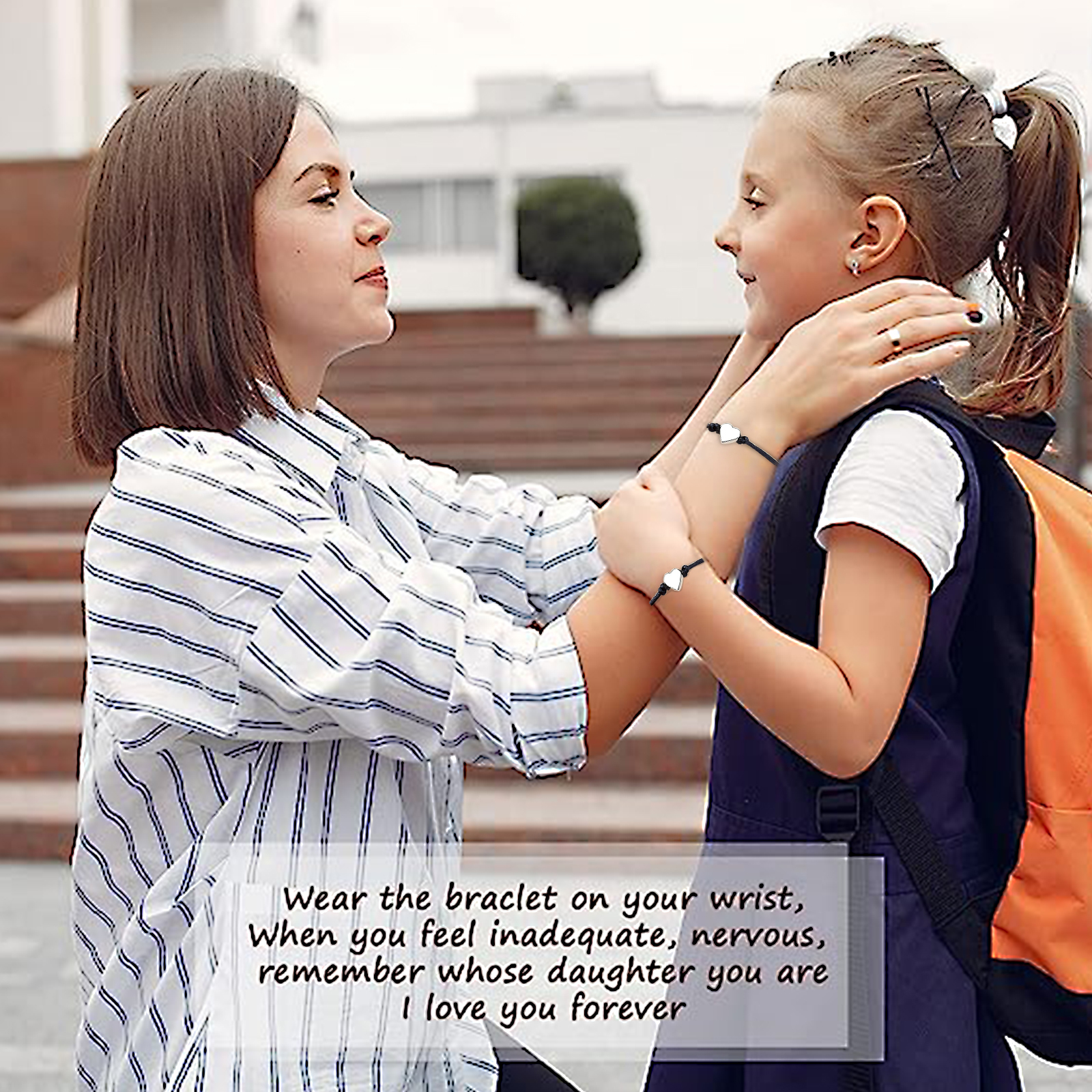 Women Bracelet Dainty Teen Heart Bracelet Back To School Adjustable Bracelet for Girls