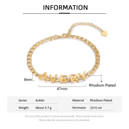 Name Bracelet Letters Bracelet Personalized Gifts