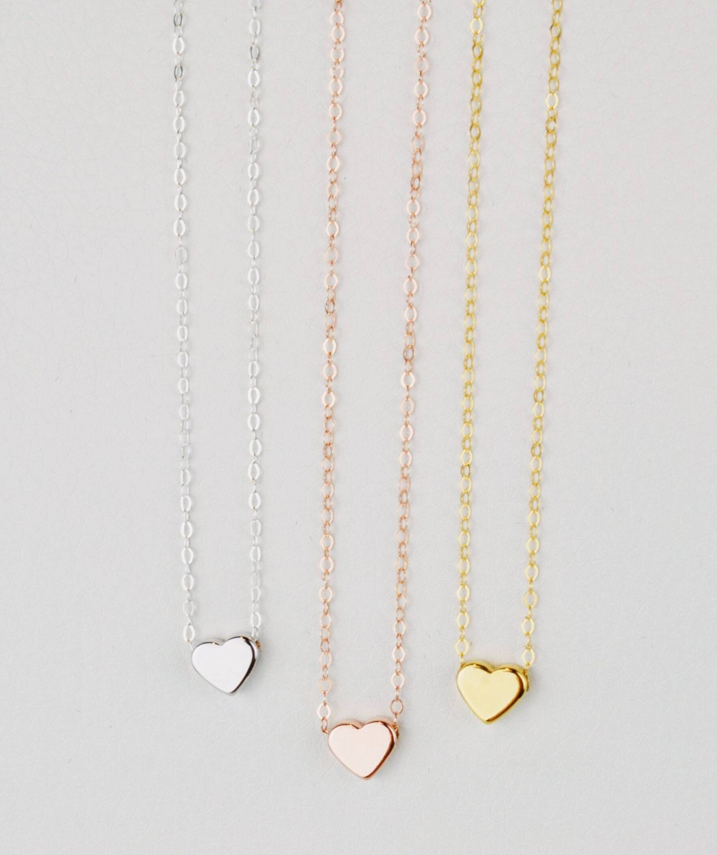 Heart Necklace Gold Necklace