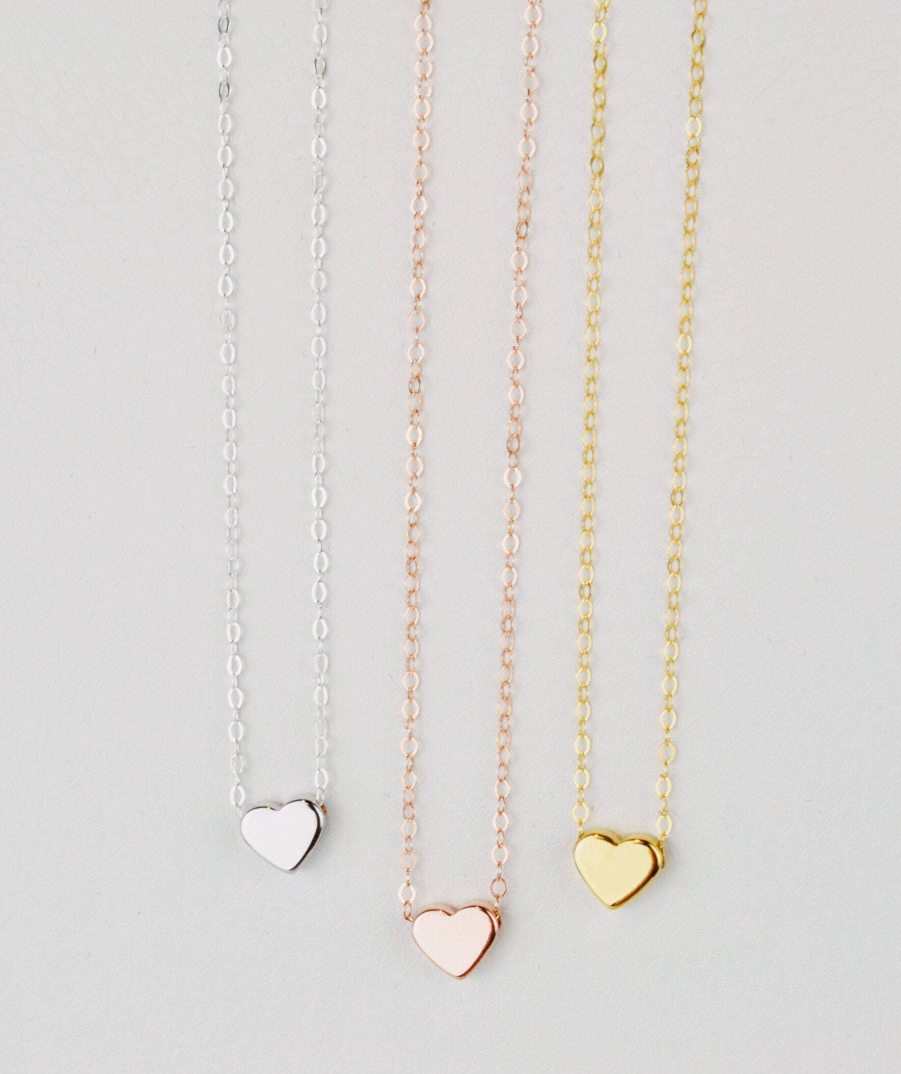 Heart Necklace Gold Necklace