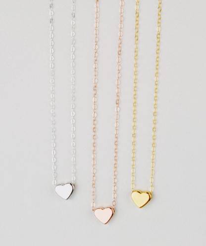 Heart Necklace Gold Necklace