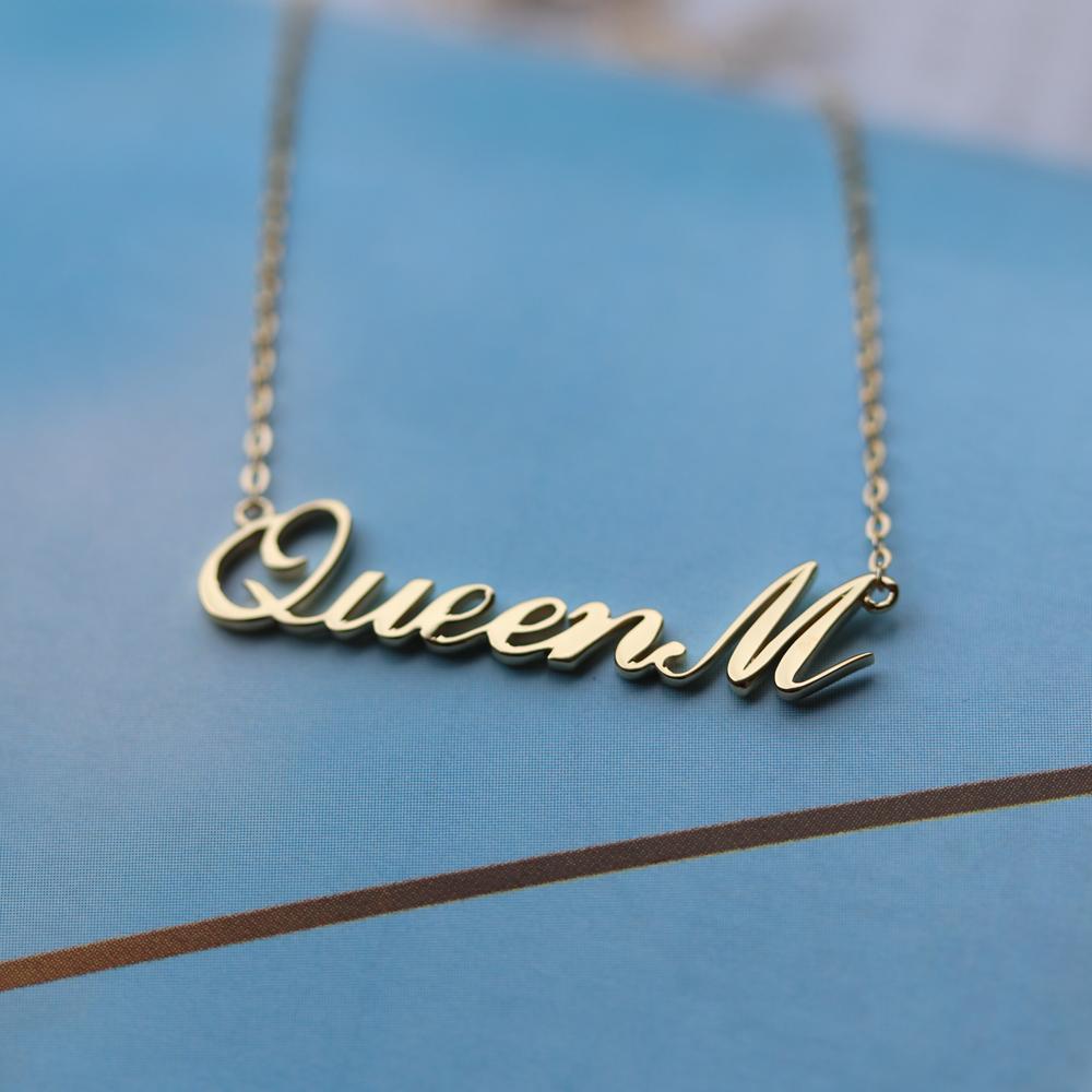Classic Style Personalized Name Necklace Gift