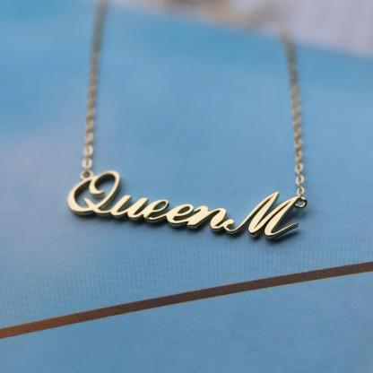 Classic Style Personalized Name Necklace Gift