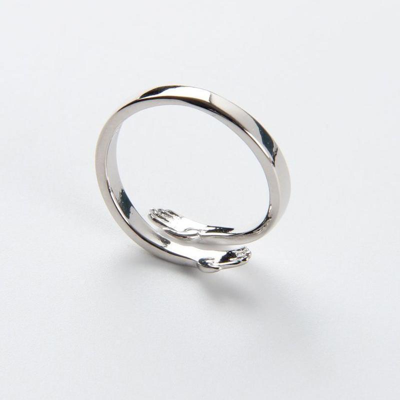 2024 New Couple Hug Ring Love Style Ring