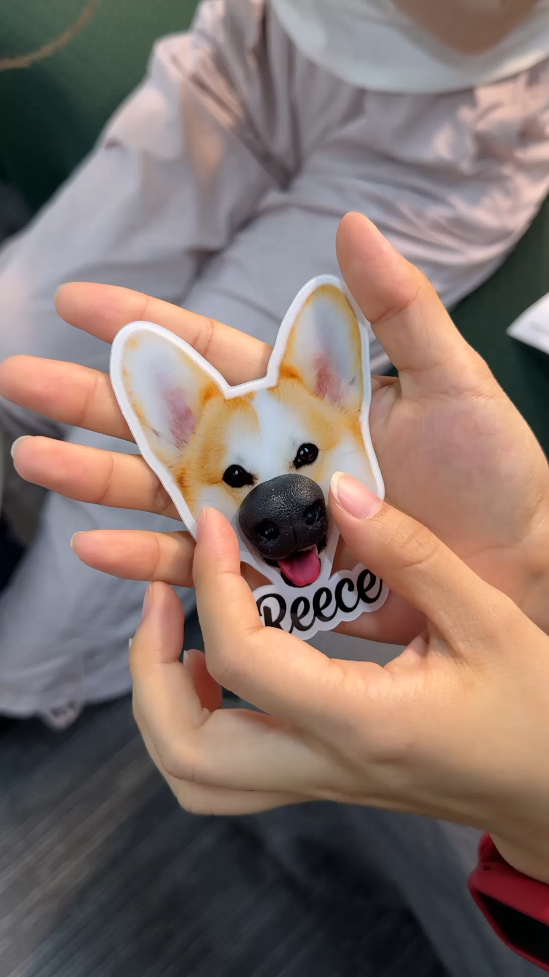 Personalized Dog Portrait Fridge Magnets