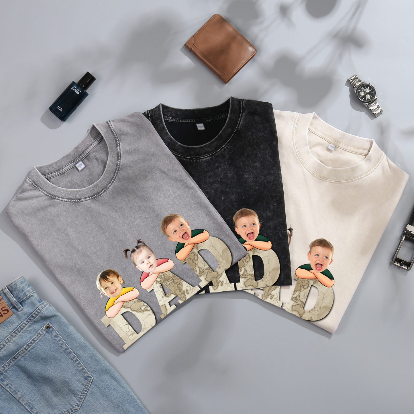 Personalized Dad T-Shirt - Custom Father's Day Gift | Lorajewel