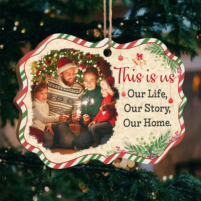 Personalized Photo Christmas Ornament Custom photos Gifts for Family