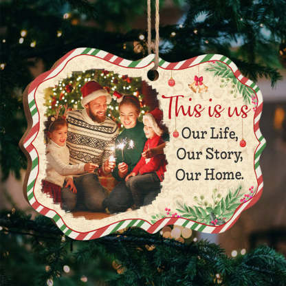 Personalized Photo Christmas Ornament Custom photos Gifts for Family