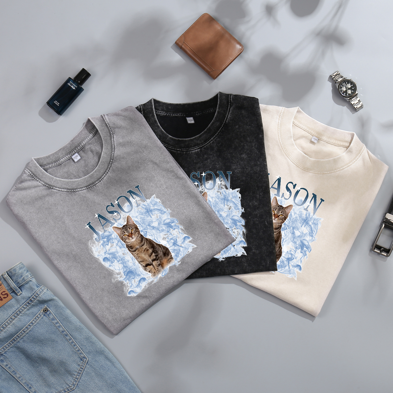 [Copy]Best Dad Ever - Personalized 2–7 Names Family T-Shirt Custom Fist Bump Short Sleeve Father's Day Gifts