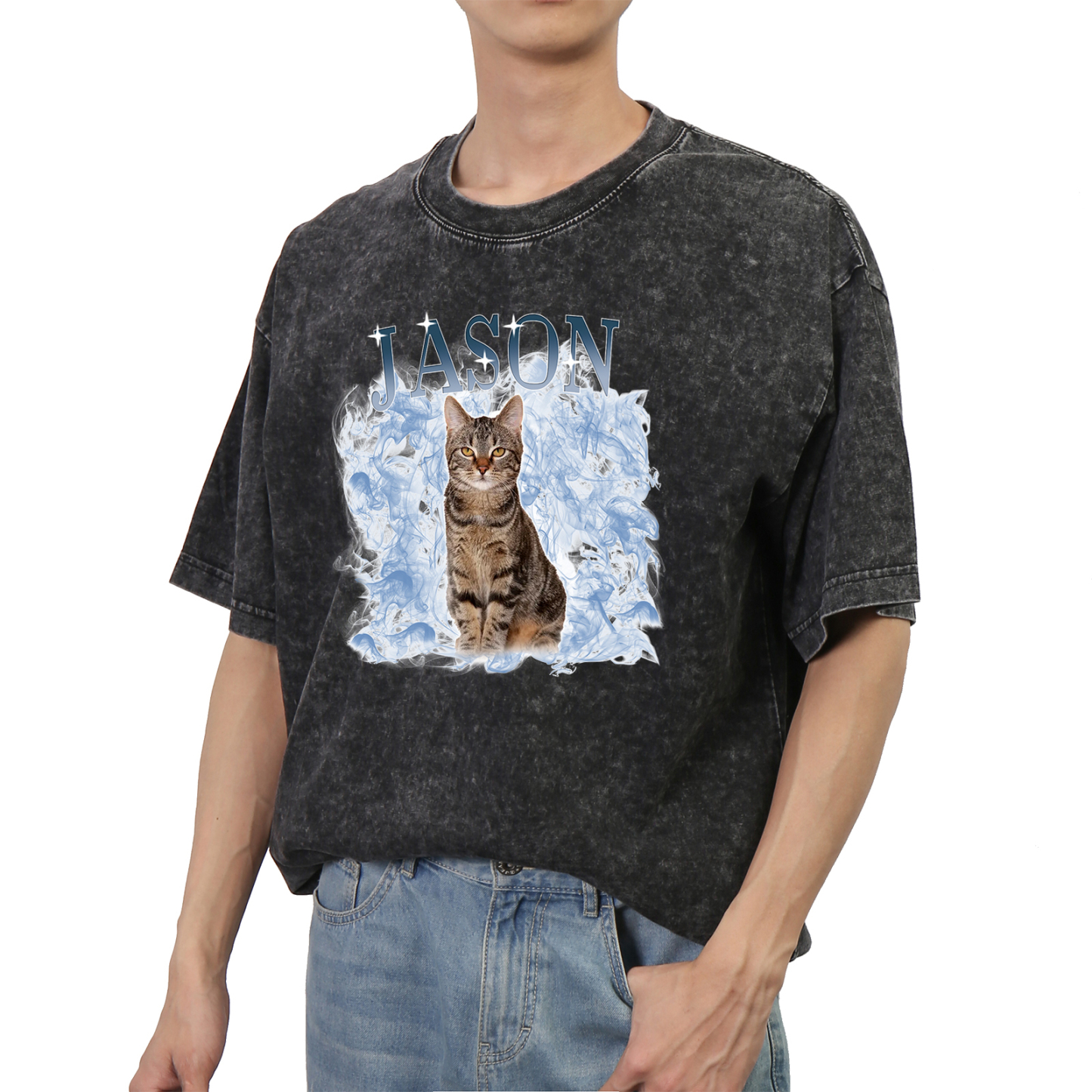 [Copy]Best Dad Ever - Personalized 2–7 Names Family T-Shirt Custom Fist Bump Short Sleeve Father's Day Gifts