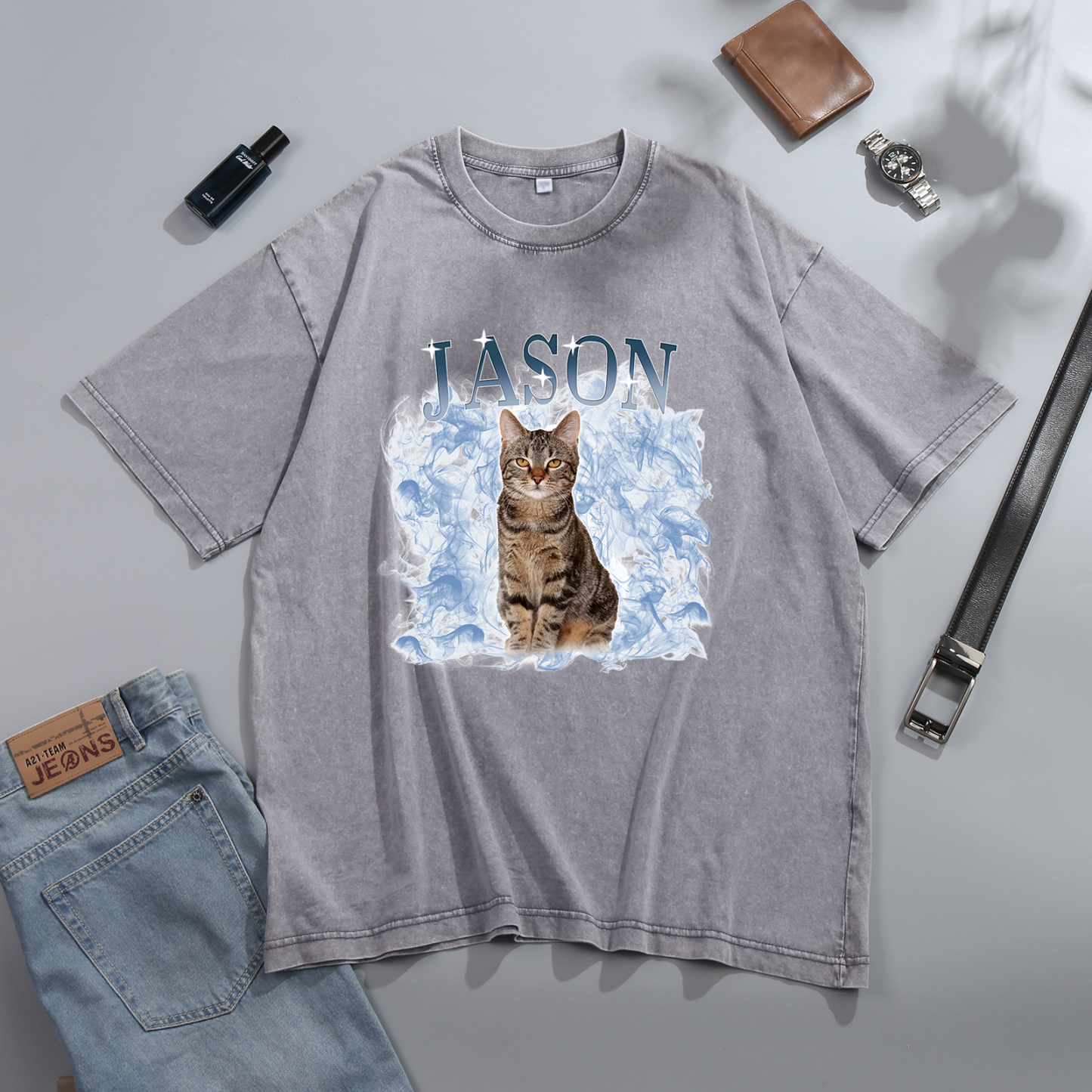 [Copy]Best Dad Ever - Personalized 2–7 Names Family T-Shirt Custom Fist Bump Short Sleeve Father's Day Gifts