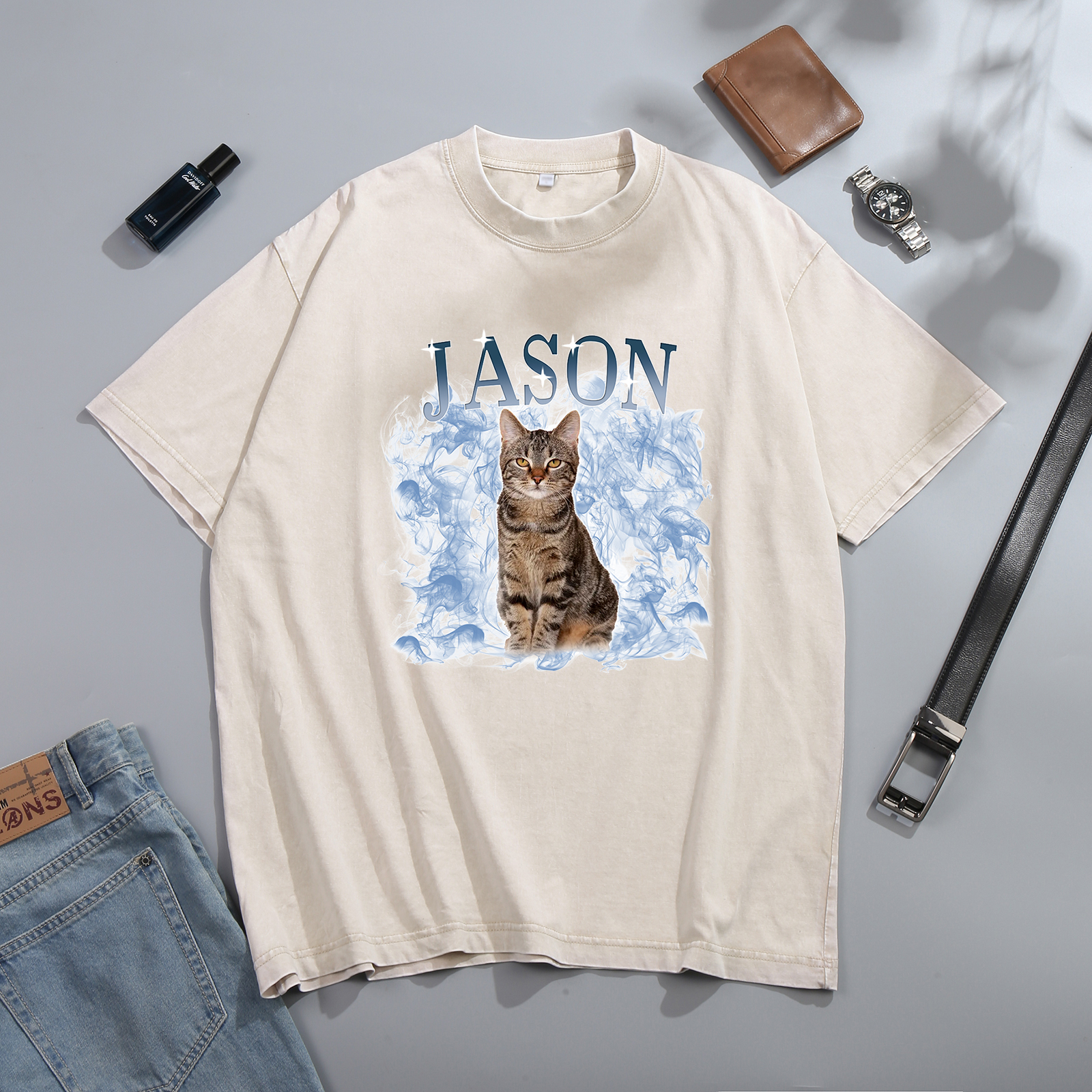 [Copy]Best Dad Ever - Personalized 2–7 Names Family T-Shirt Custom Fist Bump Short Sleeve Father's Day Gifts