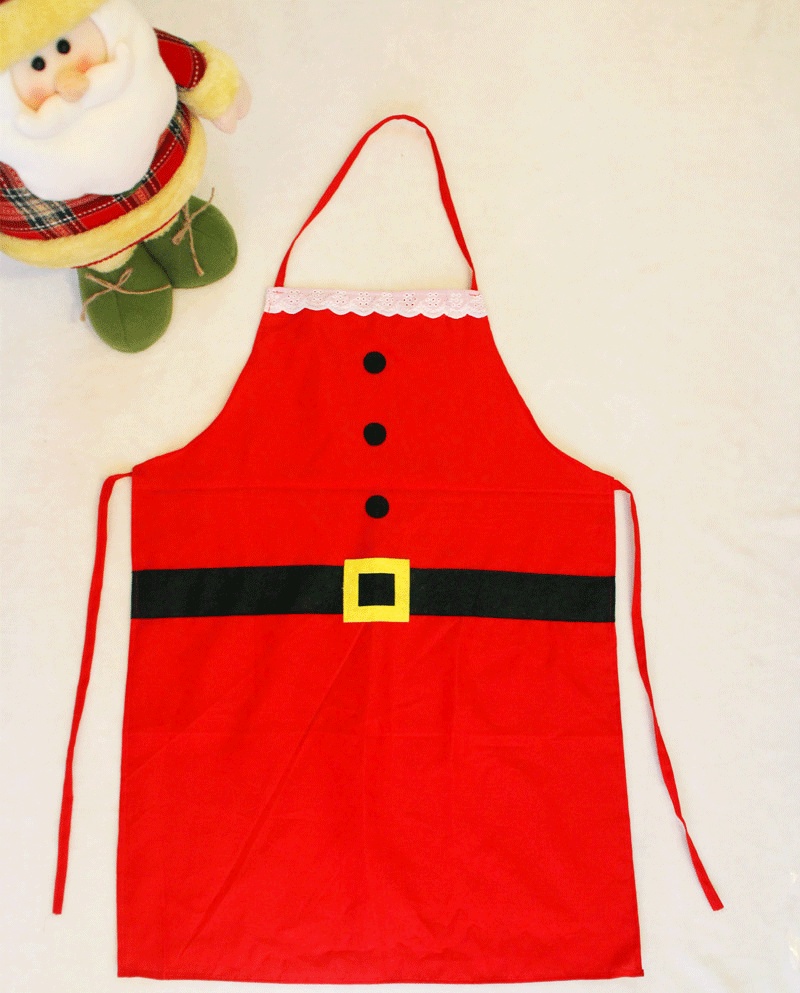 Starsouce Christmas Santa Claus Apron Funny Kitchen Cooking Grilling Chef Apron Kids