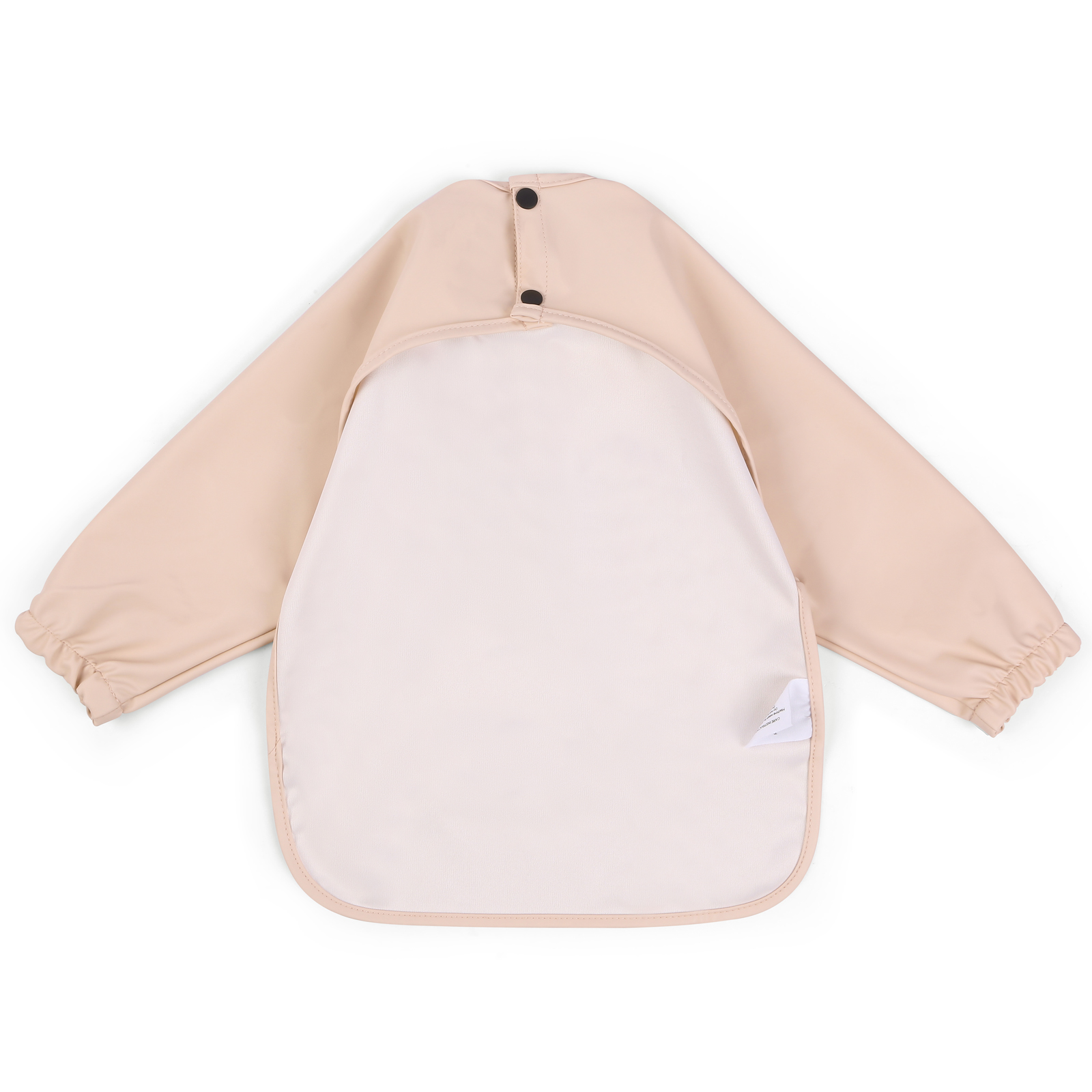 Personalized Baby Bibs Waterproof PU Feeding Bibs with Long Sleeves Large Pocket Gift for Her