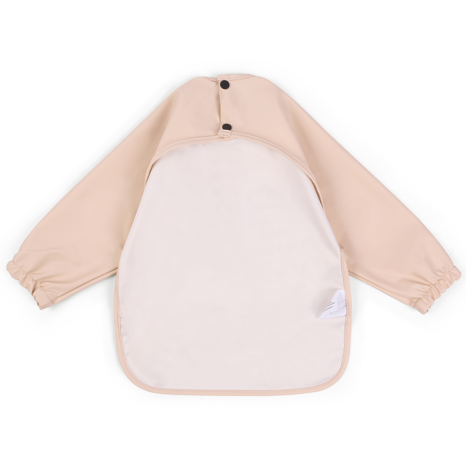 Personalized Baby Bibs Waterproof PU Feeding Bibs with Long Sleeves Large Pocket Gift for Her