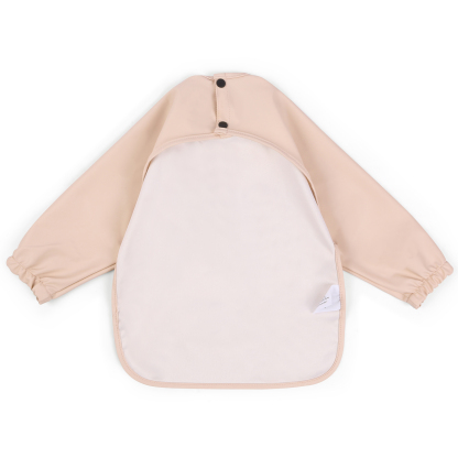 Personalized Baby Bibs Waterproof PU Feeding Bibs with Long Sleeves Large Pocket Gift for Her