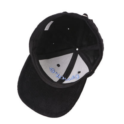 Personlized Ball Caps Autumn And Winter Embroidery Name Academic Men Women Baseball Hats Cotton Corduroy Fashion Warm Versatile Retro Street