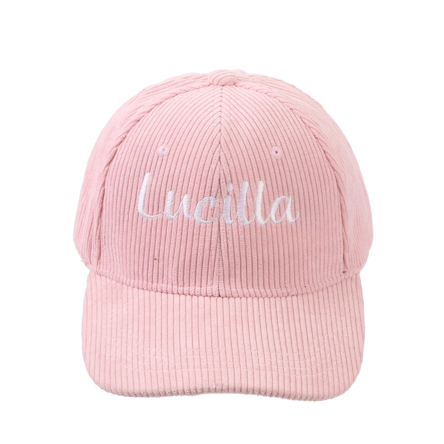 Personlized Ball Caps Autumn And Winter Embroidery Name Academic Men Women Baseball Hats Cotton Corduroy Fashion Warm Versatile Retro Street