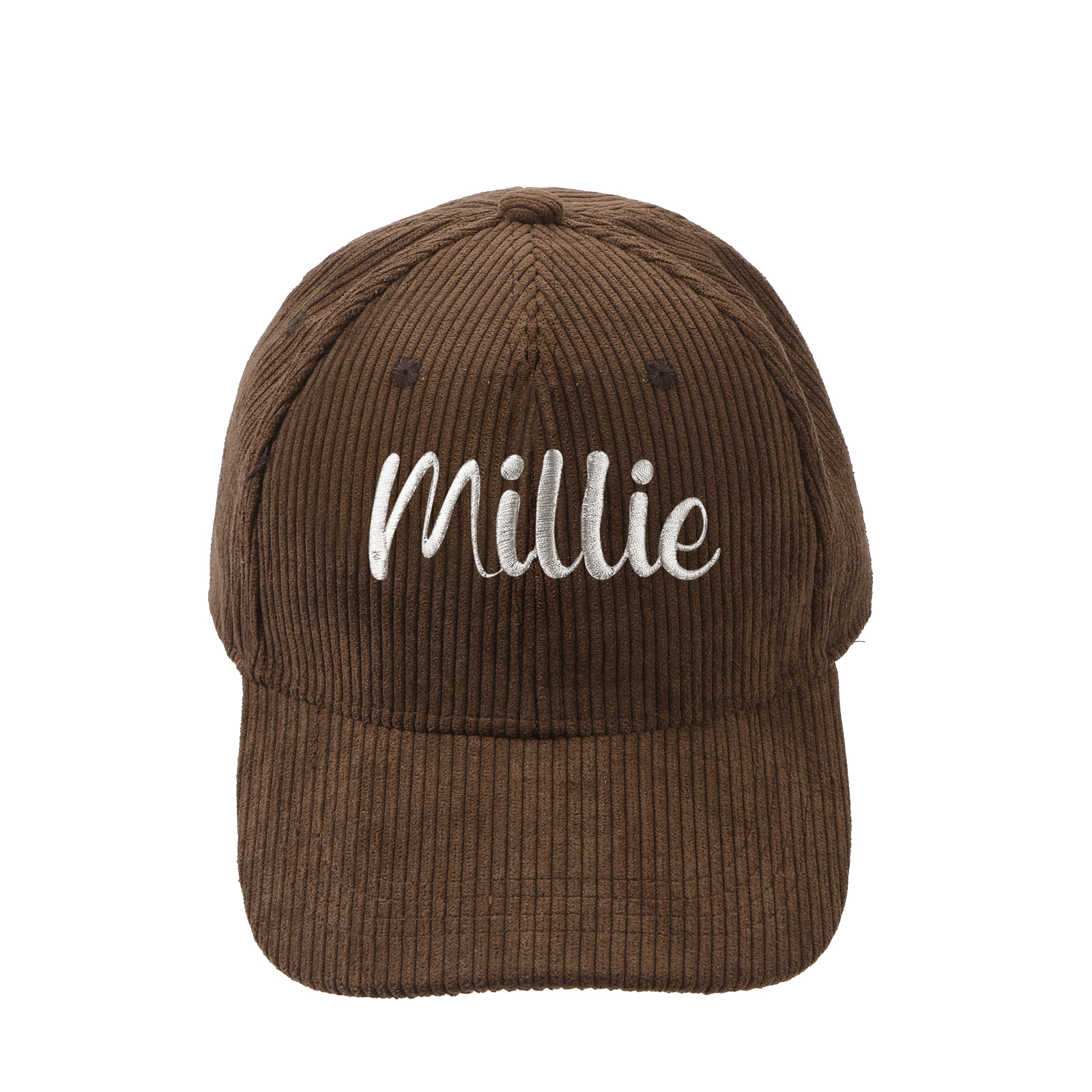 Personlized Ball Caps Autumn And Winter Embroidery Name Academic Men Women Baseball Hats Cotton Corduroy Fashion Warm Versatile Retro Street