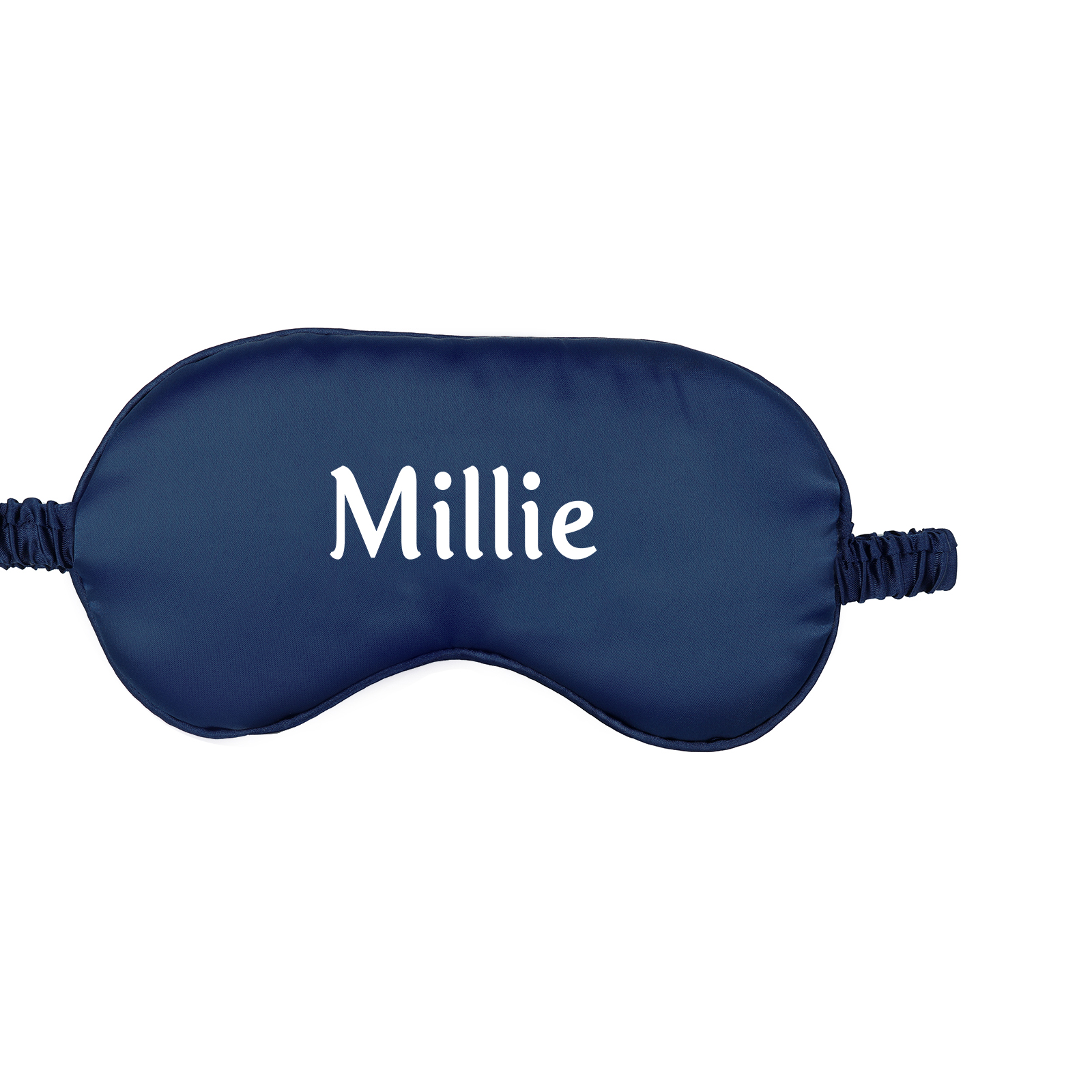 Personalized Light Pink Silk Sleep Mask Elegant Custom Name Eye Mask Six Color Gift for Her