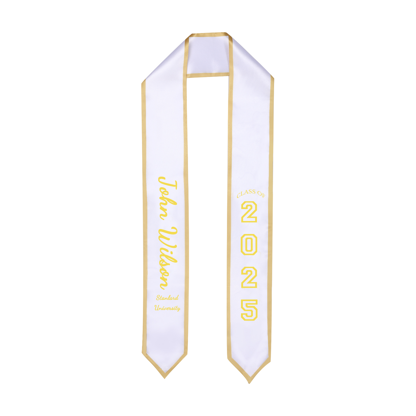 Personalized Graduation Ribbon – Custom Name, Year & Text for Graduates | Lorajewel
