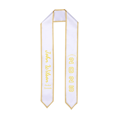 Personalized Graduation Ribbon – Custom Name, Year & Text for Graduates | Lorajewel
