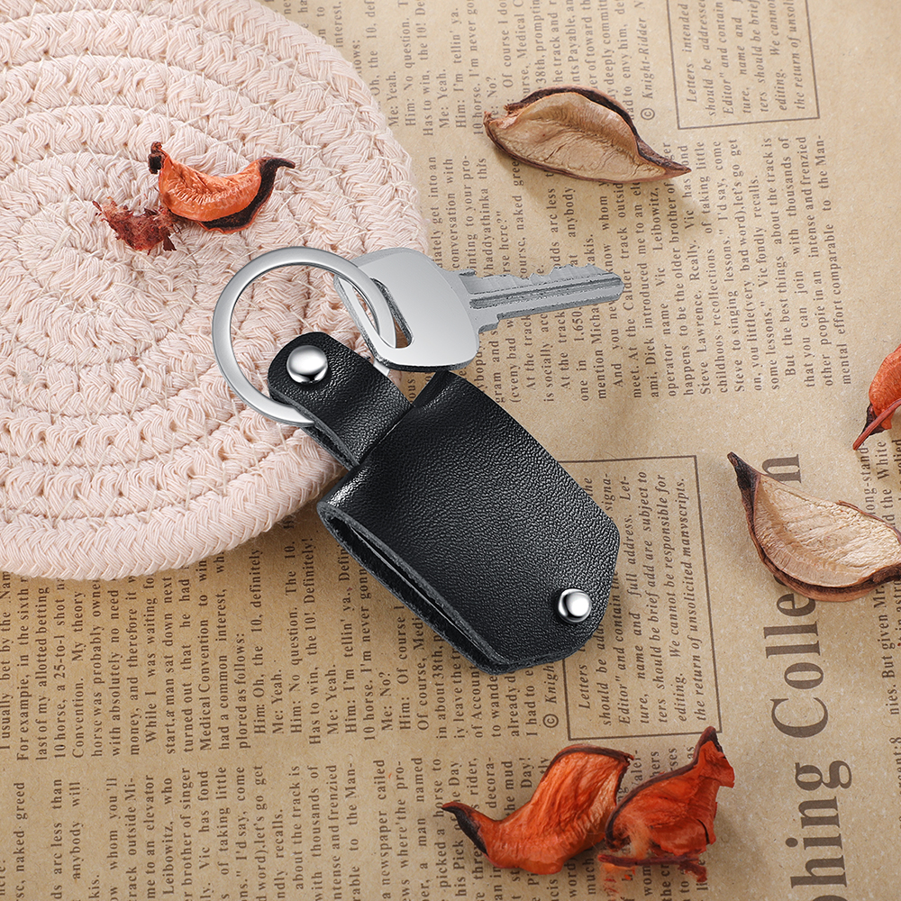 Custom Spotify Code Keychain Scannable Music Leather Keychain