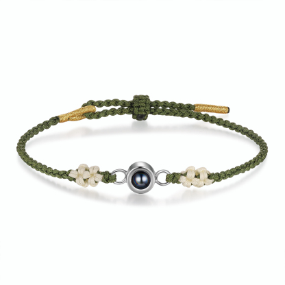 Personalized Projection Bracelet with 1 Photo Unique Gift for Couples