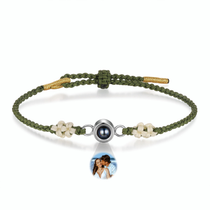 Personalized Projection Bracelet with 1 Photo Unique Gift for Couples