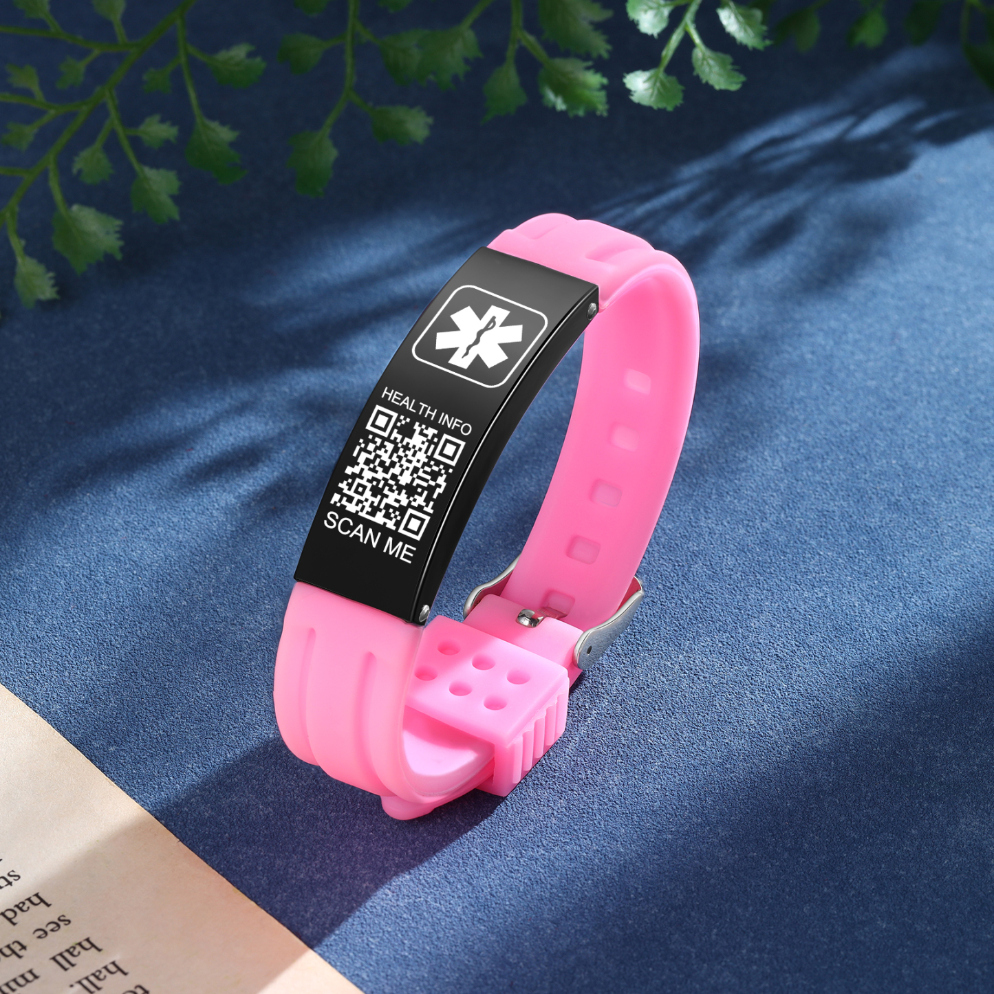 [Copy]Medical Alert Wristband Medical ID Bracelets Life Alert for Autism Blood Thinner Seizure Alert