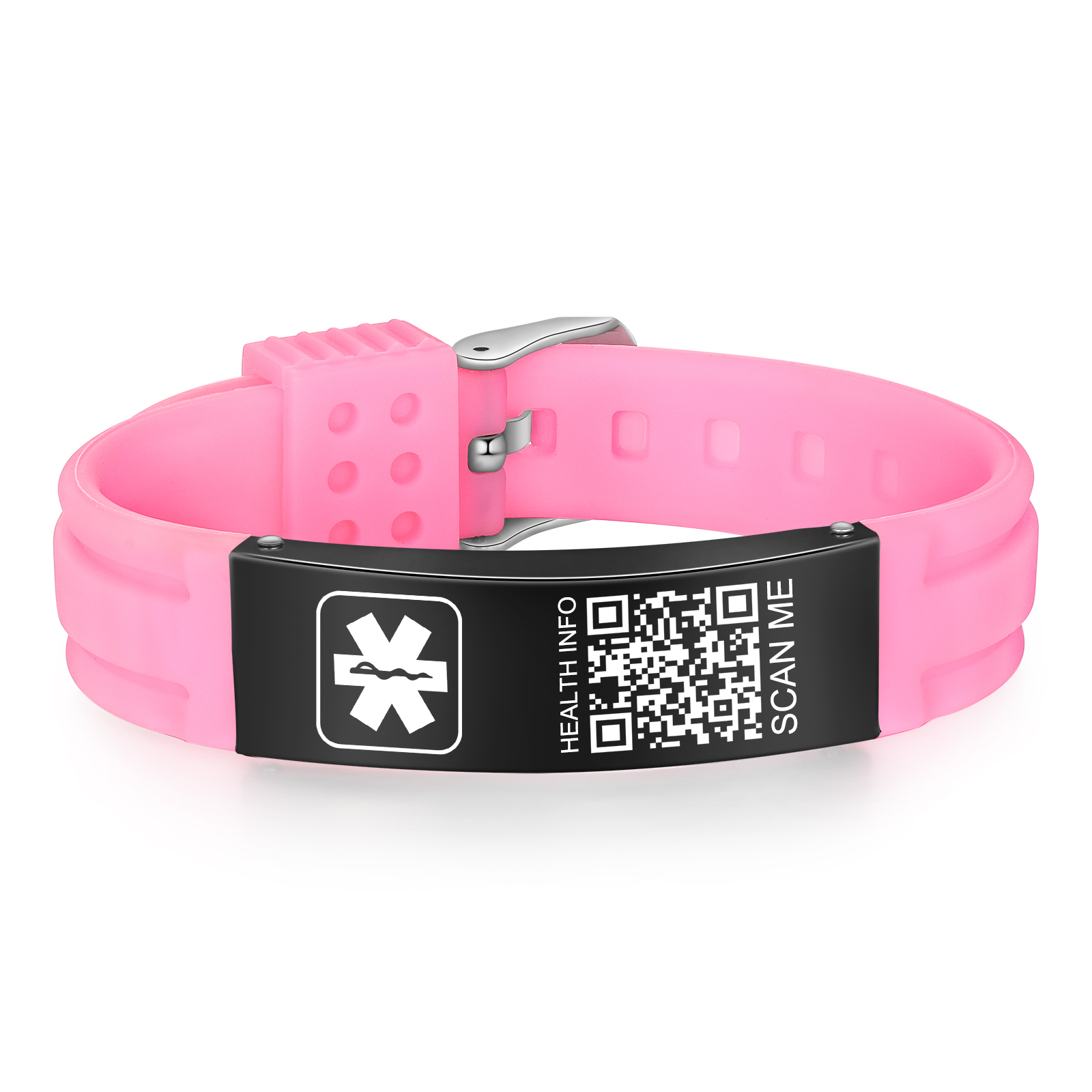 [Copy]Medical Alert Wristband Medical ID Bracelets Life Alert for Autism Blood Thinner Seizure Alert