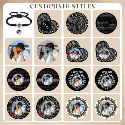  Personalized Photo Projection Bracelet A Heartfelt Gift for Her